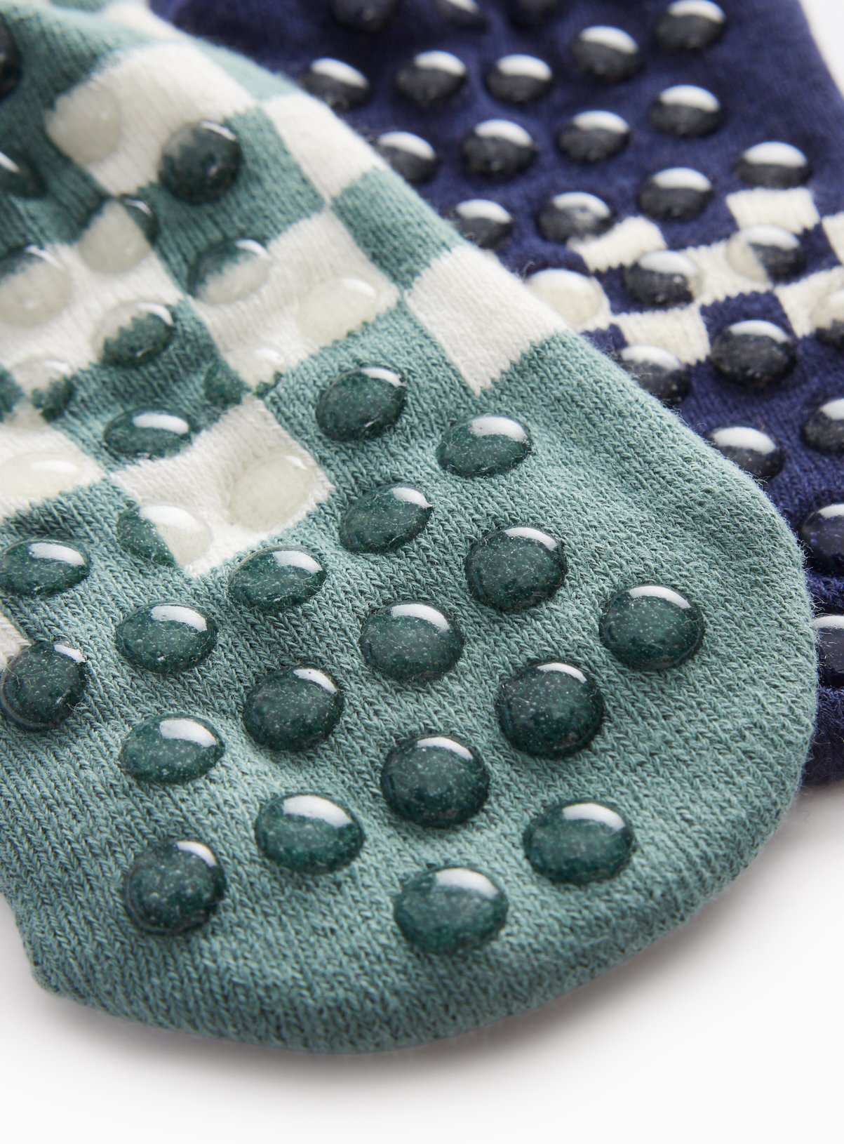 Grey Checked Skater Thermal Socks 2 Pack 4-6.5 - Image 2 thumbnail